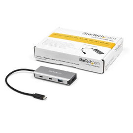 StarTech.com Hub USB-C de 4 Puertos con 2 Puertos USB A y 2 Puertos USB Tipo C - Ladrón USB TipoC 3.1 o 3.2 Gen 2 SuperSpeed de 10Gbps - Alimentado por el Bus USB - Adaptador Concentrador Portátil USB-C a USB - de Aluminio - con Cable de 25cm