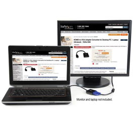 StarTech.com Adaptador Conversor de Vídeo HDMI a VGA HD15 - Cable Convertidor - 1920x1200 - 1080p - High Speed - adaptador de vídeo - HDMI macho a HD-15 (VGA) hembra - 24.5 cm - negro - compatibilidad con 1080p, activo - para P/N: DK30C2DPEPUE, DK30C StarTech.com Adaptador Conversor de Vídeo HDMI a VGA HD15 - Cable Convertidor - 1920x1200 - 1080p - High Speed - adaptador de vídeo - HDMI macho a HD-15 (VGA) hembra - 24.5 cm - negro - compatibilidad con 1080p, activo - para P/N: DK30C2DPEPUE, DK30C