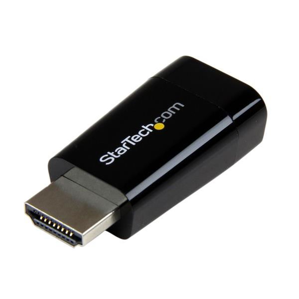 StarTech.com Adaptador Conversor de Vídeo HDMI a VGA - Convertidor Portátil - DB15 - 1920x1200 StarTech.com Adaptador Conversor de Vídeo HDMI a VGA - Convertidor Portátil - DB15 - 1920x1200