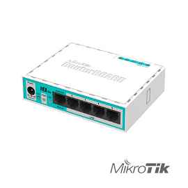 MikroTik RouterBOARD hEX lite RB750r2 - - router - conmutador de 4 puertos