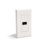 StarTech.com HDMIPLATE placa de pared y cubierta de interruptor Blanco