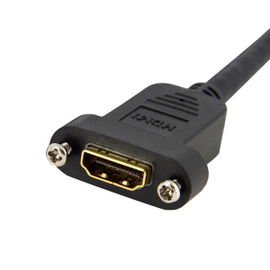 StarTech.com Cable HDMI de 91cm para montaje en Panel - Hembra a Macho StarTech.com Cable HDMI de 91cm para montaje en Panel - Hembra a Macho