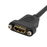 StarTech.com Cable HDMI de 91cm para montaje en Panel - Hembra a Macho