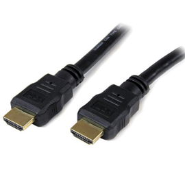 StarTech.com Cable HDMI de alta velocidad de 1m - 2x HDMI Macho - Negro - Ultra HD 4k x 2k StarTech.com Cable HDMI de alta velocidad de 1m - 2x HDMI Macho - Negro - Ultra HD 4k x 2k