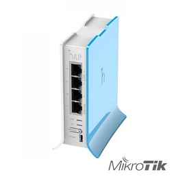 MikroTik RouterBOARD hAP lite - Enrutador inalámbrico - conmutador de 4 puertos - 802.11b/g/n - 2,4 GHz - 650mhZ - RouterOS - RAM: 32MB