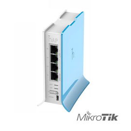 MikroTik RouterBOARD hAP lite - Enrutador inalámbrico - conmutador de 4 puertos - 802.11b/g/n - 2,4 GHz - 650mhZ - RouterOS - RAM: 32MB