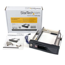 StarTech.com Rack Móvil Aluminio para Disco Duro HDD SATA de 3,5