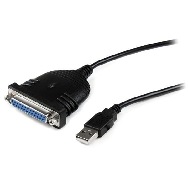 StarTech.com Cable de 1,8m Adaptador de Impresora Paralelo DB25 a USB A StarTech.com Cable de 1,8m Adaptador de Impresora Paralelo DB25 a USB A