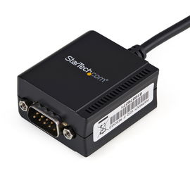 StarTech.com Cable 1,8m USB a Puerto Serie Serial RS232 DB9 con Retención del Puerto de Asignación COM