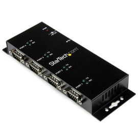 StarTech.com Concentrador Adaptador USB a Serie RS232 DB9 4 Puertos – Riel DIN Industrial y Montaje en Pared StarTech.com Concentrador Adaptador USB a Serie RS232 DB9 4 Puertos – Riel DIN Industrial y Montaje en Pared