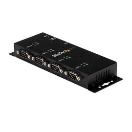 StarTech.com Concentrador Adaptador USB a Serie RS232 DB9 4 Puertos – Riel DIN Industrial y Montaje en Pared StarTech.com Concentrador Adaptador USB a Serie RS232 DB9 4 Puertos – Riel DIN Industrial y Montaje en Pared