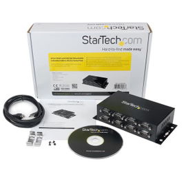 StarTech.com Adaptador Hub Concentrador USB a 8 Puertos Serie RS232 Industrial Montaje en Pared Riel DIN StarTech.com Adaptador Hub Concentrador USB a 8 Puertos Serie RS232 Industrial Montaje en Pared Riel DIN
