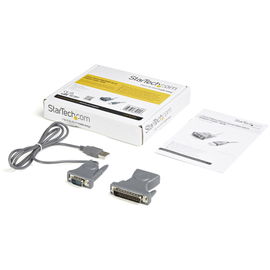StarTech.com Cable Adaptador de 0,9m USB a Serie Serial DB9 DB25 RS232