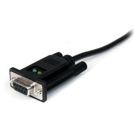 StarTech.com Cable Adaptador de 1 Puerto USB a Módem Nulo Null DB9 RS232 Serie DCE con FTDI StarTech.com Cable Adaptador de 1 Puerto USB a Módem Nulo Null DB9 RS232 Serie DCE con FTDI