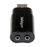 StarTech.com Tarjeta de Sonido Estéreo USB Externa Adaptador Conversor - Negro