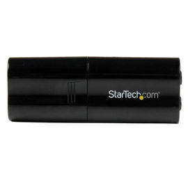 StarTech.com Tarjeta de Sonido Estéreo USB Externa Adaptador Conversor - Negro
