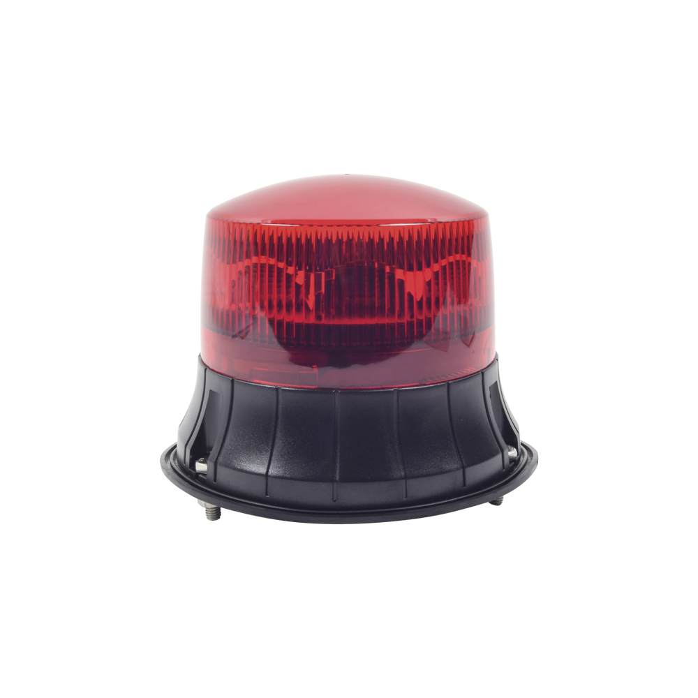 Burbuja LED giratoria color rojo, 9 LEDs, montaje permanente