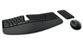 Microsoft Sculpt Ergonomic Desktop teclado RF inalámbrico Inglés de EE. UU. Negro