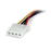 StarTech.com Cable de Alimentación de 15cm Adaptador Molex LP4 a SATA - Hembra a Macho