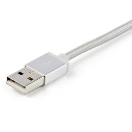 StarTech.com Cable Trenzado de 1m USB a Lightning USB-C y Micro USB - Cable Cargador para Teléfono Móvil iPhone iPad Tablet