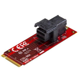 StarTech.com Tarjeta Adaptador PCI Express U.2 SFF8643 a M.2 para SSD NVMe U.2 - Conversor para SSD U.2 - Tarjeta Anfitrión para SSD U.2