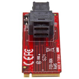 StarTech.com Tarjeta Adaptador PCI Express U.2 SFF8643 a M.2 para SSD NVMe U.2 - Conversor para SSD U.2 - Tarjeta Anfitrión para SSD U.2