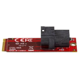 StarTech.com Tarjeta Adaptador PCI Express U.2 SFF8643 a M.2 para SSD NVMe U.2 - Conversor para SSD U.2 - Tarjeta Anfitrión para SSD U.2