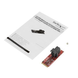 StarTech.com Tarjeta Adaptador PCI Express U.2 SFF8643 a M.2 para SSD NVMe U.2 - Conversor para SSD U.2 - Tarjeta Anfitrión para SSD U.2