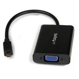 StarTech.com Cable Adaptador Externo Conversor de Vídeo y Audio Micro HDMI a VGA - 1920x1200 StarTech.com Cable Adaptador Externo Conversor de Vídeo y Audio Micro HDMI a VGA - 1920x1200