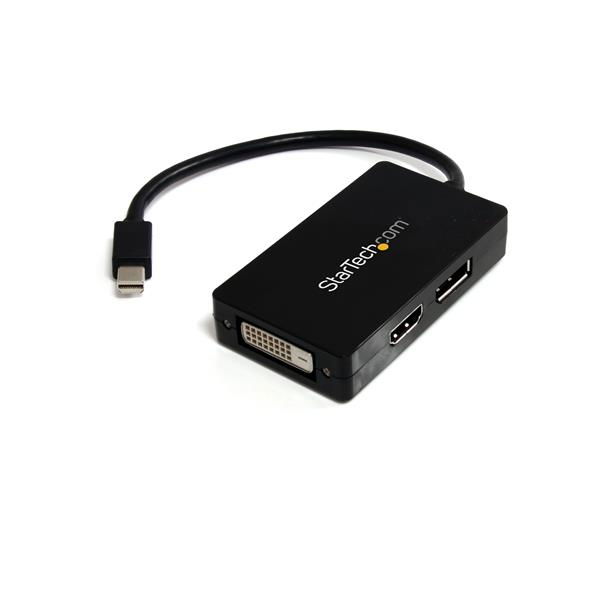 StarTech.com Adaptador de vídeo externo triple head Mini DisplayPort a DVI HDMI y DP conversor StarTech.com Adaptador de vídeo externo triple head Mini DisplayPort a DVI HDMI y DP conversor