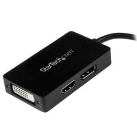 StarTech.com Adaptador de vídeo externo triple head Mini DisplayPort a DVI HDMI y DP conversor StarTech.com Adaptador de vídeo externo triple head Mini DisplayPort a DVI HDMI y DP conversor