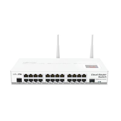 Cloud Router Switch CRS125-24G-1S-2HnD-IN 24 Puertos Gigabit Ethernet, 1 Puerto SFP, 802.11b/g/n, Para escritorio Cloud Router Switch CRS125-24G-1S-2HnD-IN 24 Puertos Gigabit Ethernet, 1 Puerto SFP, 802.11b/g/n, Para escritorio