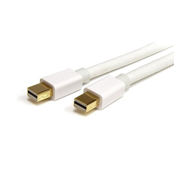 StarTech.com Cable de 2m de Monitor Mini DisplayPort 1.2 Macho a MiniDP Macho- Mini DP Blanco 4k StarTech.com Cable de 2m de Monitor Mini DisplayPort 1.2 Macho a MiniDP Macho- Mini DP Blanco 4k