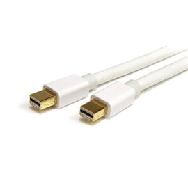 StarTech.com Cable de 2m de Monitor Mini DisplayPort 1.2 Macho a MiniDP Macho- Mini DP Blanco 4k StarTech.com Cable de 2m de Monitor Mini DisplayPort 1.2 Macho a MiniDP Macho- Mini DP Blanco 4k