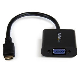 StarTech.com Adaptador Conversor Mini HDMI a VGA para Cámara Fotográfica Digital / Videocámara - 1920x1080 StarTech.com Adaptador Conversor Mini HDMI a VGA para Cámara Fotográfica Digital / Videocámara - 1920x1080