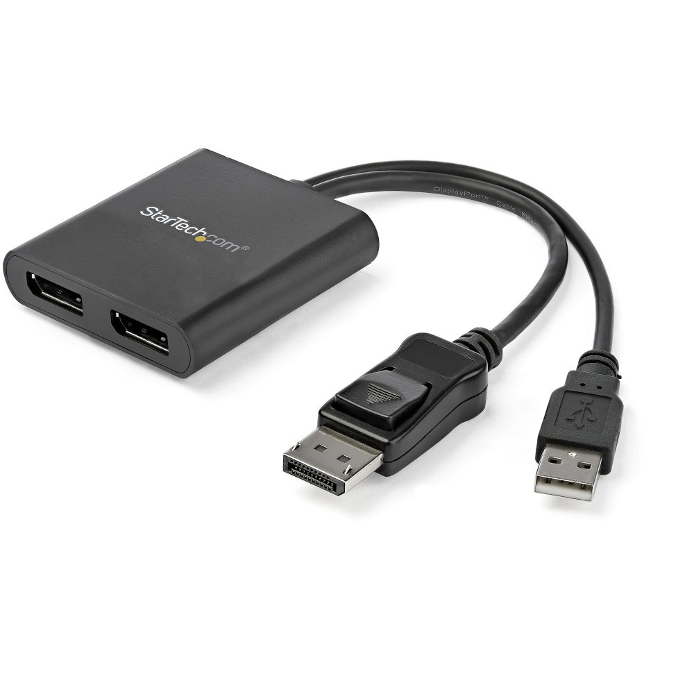 StarTech.com Splitter Multiplicador DP a 2 puertos DisplayPort - Hub MST StarTech.com Splitter Multiplicador DP a 2 puertos DisplayPort - Hub MST
