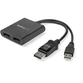 StarTech.com Splitter Multiplicador DP a 2 puertos DisplayPort - Hub MST StarTech.com Splitter Multiplicador DP a 2 puertos DisplayPort - Hub MST