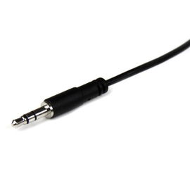 StarTech.com Cable de 2m de Extensión Alargador de Auriculares Mini-Jack 3,5mm Estéreo Macho a Hembra - Delgado