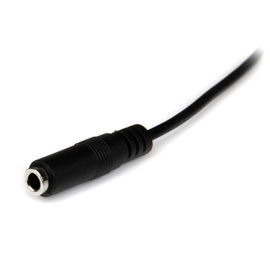 StarTech.com Cable de 2m de Extensión Alargador de Auriculares Mini-Jack 3,5mm Estéreo Macho a Hembra - Delgado