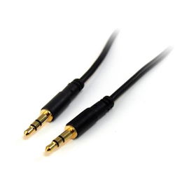 StarTech.com Cable Delgado de 91cm de Audio Estéreo Conector Mini Jack 3,5mm - Plug TRRS - Macho a Macho StarTech.com Cable Delgado de 91cm de Audio Estéreo Conector Mini Jack 3,5mm - Plug TRRS - Macho a Macho