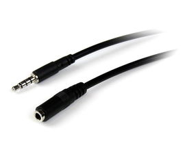 StarTech.com Cable de 2m de Extensión Alargador de Auriculares Headset Mini-Jack 3,5mm 4 pines Macho a Hembra StarTech.com Cable de 2m de Extensión Alargador de Auriculares Headset Mini-Jack 3,5mm 4 pines Macho a Hembra