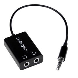StarTech.com Adaptador Divisor Splitter de Auriculares Mini-Jack 3,5mm 3 pines Estéreo Macho a 2x Hembra StarTech.com Adaptador Divisor Splitter de Auriculares Mini-Jack 3,5mm 3 pines Estéreo Macho a 2x Hembra
