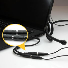 StarTech.com Adaptador de Auriculares con Micrófono Mini-Jack 3,5mm 4 pines a Conectores Separados de Auriculares y de Micrófono - M a 2xH StarTech.com Adaptador de Auriculares con Micrófono Mini-Jack 3,5mm 4 pines a Conectores Separados de Auriculares y de Micrófono - M a 2xH