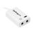 StarTech.com Adaptador de Auriculares con Micrófono Mini-Jack 3,5mm 4 pines a Conectores de Auriculares y de Micrófono - M a 2xH Blanco