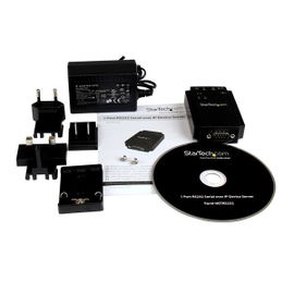 StarTech.com Servidor IP Ethernet de Dispositivos Serie con 1 Puerto RS-232 - Adaptador Serial de Montaje en Riel DIN StarTech.com Servidor IP Ethernet de Dispositivos Serie con 1 Puerto RS-232 - Adaptador Serial de Montaje en Riel DIN