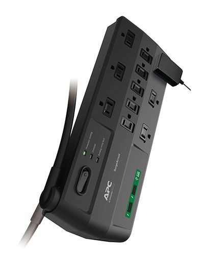 APC SurgeArrest Negro 11 salidas AC 120 V 2,44 m APC SurgeArrest Negro 11 salidas AC 120 V 2,44 m