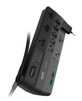 APC SurgeArrest Negro 11 salidas AC 120 V 2,44 m