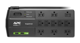 APC SurgeArrest Negro 11 salidas AC 120 V 2,44 m APC SurgeArrest Negro 11 salidas AC 120 V 2,44 m