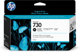 HP 730 130-ml Photo Black DesignJet Ink Cartridge HP 730 130-ml Photo Black DesignJet Ink Cartridge