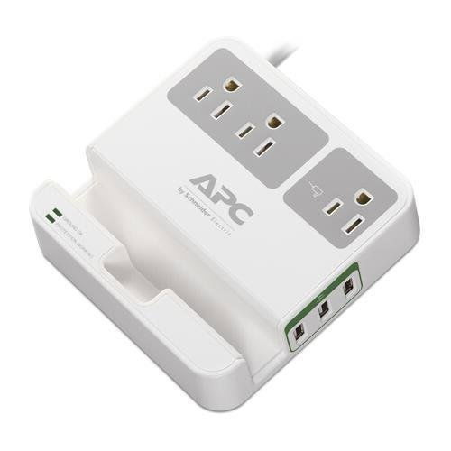 APC P3U3 limitador de tensión Gris, Blanco 3 salidas AC 120 V 1,83 m APC P3U3 limitador de tensión Gris, Blanco 3 salidas AC 120 V 1,83 m